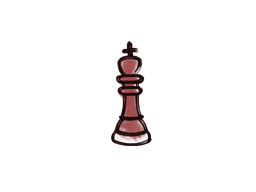 Chess King (Blood Red)