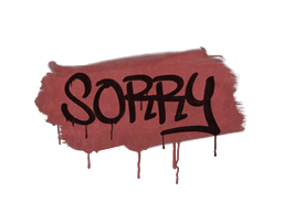 Sorry (Blood Red)