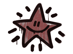 Shining Star (Brick Red)