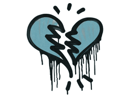 Broken Heart (Wire Blue)