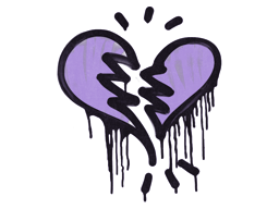 Broken Heart (Violent Violet)