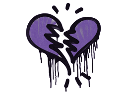 Broken Heart (Monster Purple)