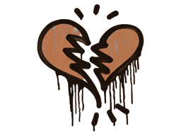 Broken Heart (Tiger Orange)