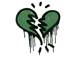Broken Heart (Jungle Green)