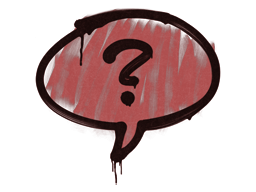 Question Mark (Blood Red)