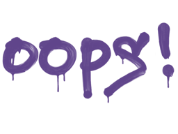 Oops (Monster Purple)