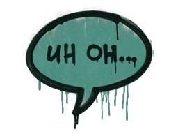 Uh Oh (Frog Green)
