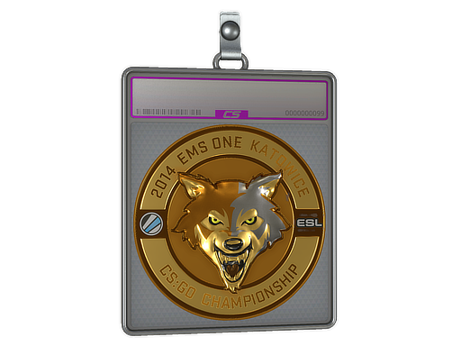 Gold ESL Wolf (Foil) | Katowice 2014